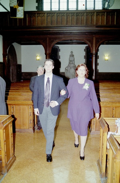 Seth Walking His Mom Down the aisle